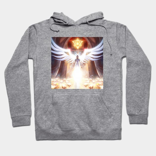 Guardian Watcher Angel of Enoch Hoodie by Star Scrunch